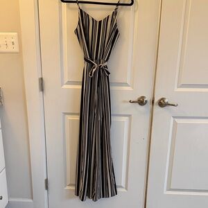 Monteau Black and White Patterned Romper